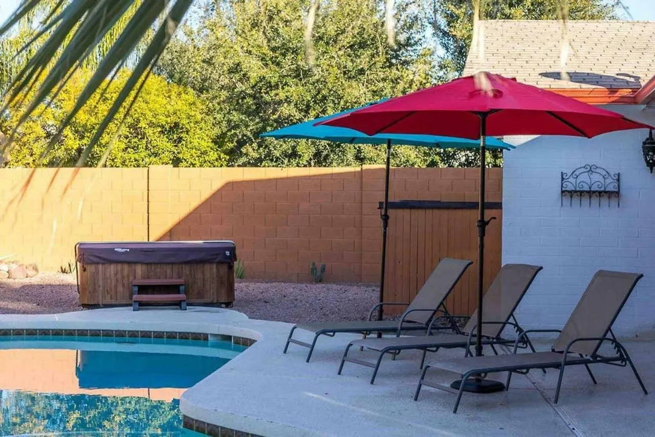 Larkspur Villa - Lovely & Entertaining Hot Tub With Pool, Resort Living! فينيكس بيت للعطل